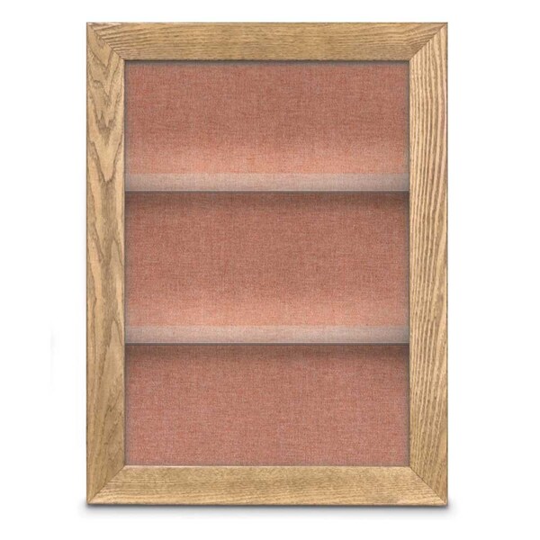 Outdoor Enclosed Combo Board, 42"x32", Black Frame/Blue & Cobalt